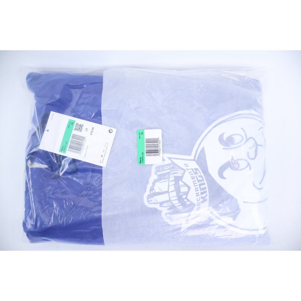 Nike Sacramento Kings Hoodie Men's Size XL Blue Pullover City Edition NBA NWT - Picture 2 of 7